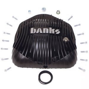 Ram 3500 Differential Cover Kit - Rear - Banks Power - Ram-Air Black Ops, Aluminum Diecast w/CNC Machined Surfaces - Black - `03-`18